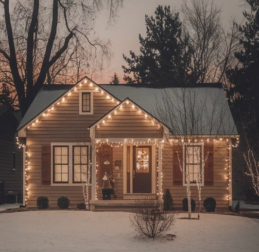 DIY C9 Christmas Light Kit - Bulbs, Wire &amp; Clips